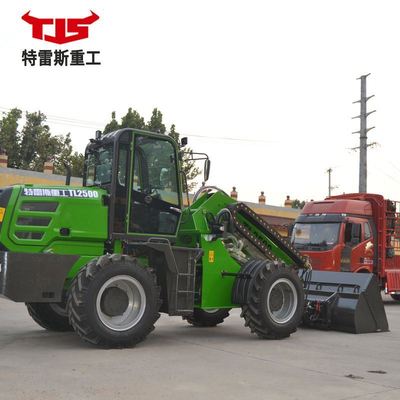 全新伸缩臂铲车轮式多功能工程机械叉车TL2500伸缩臂装载机吊装车