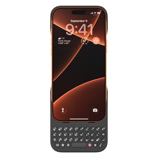 香港直邮clicks键盘手机壳适用iPhone17promax背光可打字外设正品