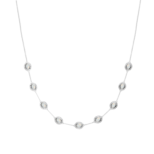 SOFT ROOM镂空天然玛瑙白水晶项链叠戴小众设计感精致配饰礼物女