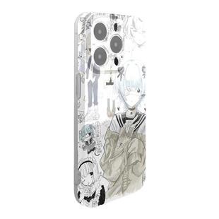 三壳壳原创小众手绘辣妹插画适用于苹果14pro/13promax/12/11/XR/8/7/防摔全新菲林二合一亮面磨砂IMD手机壳