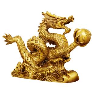 龙摆件吉祥物纯铜大号生肖铜龙五爪金龙招财聚财中国龙高档工艺品