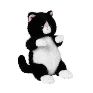 猫咪玩偶仿真小猫公仔毛绒玩具TheGreenParty黛黛灰斑纹猫娃娃女