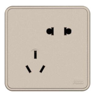 ABB官方旗舰纤悦朝霞金色开关插座面板家用86型电源照明一开二开