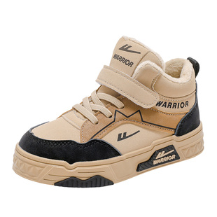 回力童鞋男童加绒二棉鞋2025冬季新款儿童保暖运动鞋男孩软底冬鞋