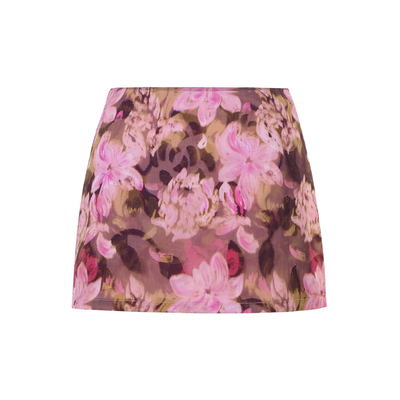 ITSNIKAR 经典印花设计半身裙女初春修身显瘦包臀裙低腰a字短裙子