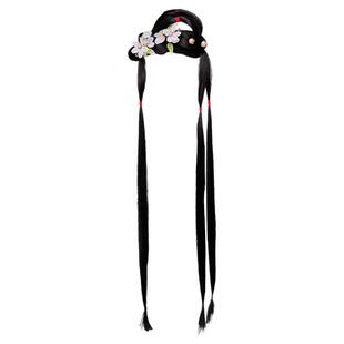 古装汉服假发一体式黛玉造型懒人发髻盘发古风写真头饰假发包组合