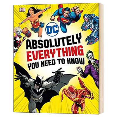DC漫画图解 英文原版 精装 DC Comics Absolutely Everything You Need To Know 精装全彩 英文版进口原版英语书籍