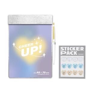 【新款】never元宇宙拍纸本a5板夹便签本可撕大号记事本甜酷元气少女风