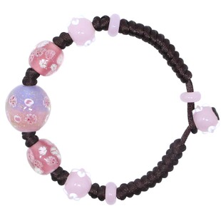 COCO原创 开运大吉 招福招财旺桃花好人缘金沙樱花琉璃手链/手绳