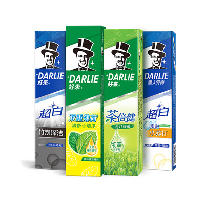 好来原黑人薄荷清新口气牙膏