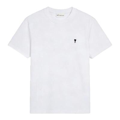 AMI ALEXANDRE MATTIUSSI 26春夏新款男女同款纯色短袖T恤 银泰