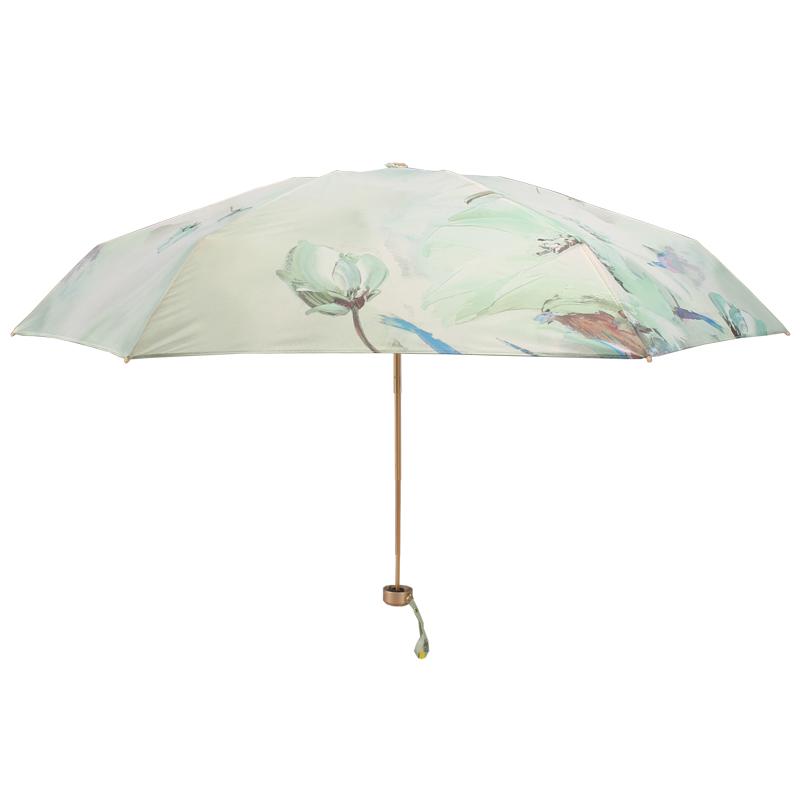 宏达超迷你五折伞 长15.5CM超轻135克晴雨两用防晒防紫外线太阳伞