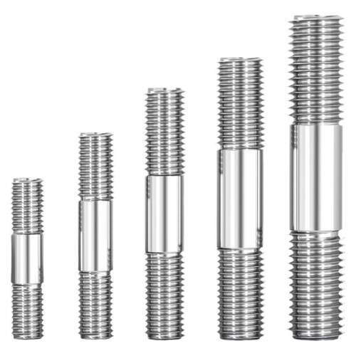 国标正宗316不锈钢双头螺丝加长丝杆螺杆螺栓连接螺柱MM6M8M10M12