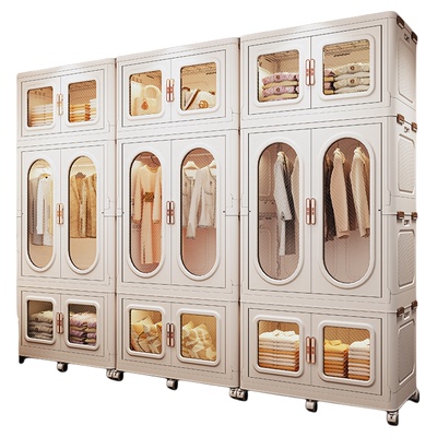 禧天龙衣柜折叠免安装大容量