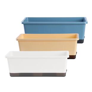 长方形塑料种菜盆花盆草莓种植盆家庭种菜盆阳台种菜专用箱霍伦盆