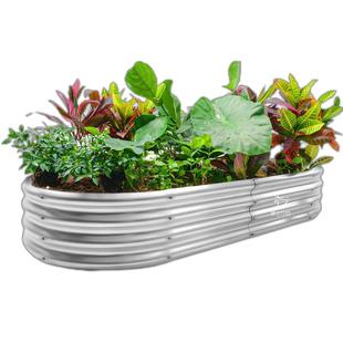 原色金属种植箱种菜专用箱合金花箱一米菜园阳台庭院楼顶户外花盆