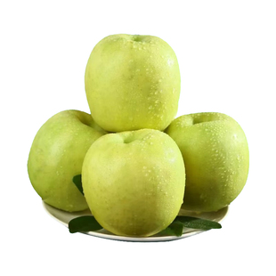 新货陕西白水瑞雪苹果当季新鲜皮薄脆甜青皮孕妇水果青苹果礼盒装