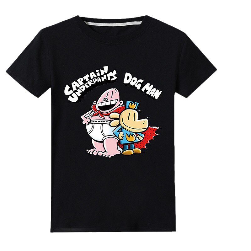 纯棉童装Captain Underpants神探狗狗内裤超人短袖t恤dog man夏季