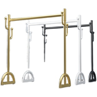 晾衣架落地卧室挂衣服阳台镀锌水管神器家用凉晒衣杆折叠衣帽架子