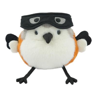 博物文创X波普自然啾团子系列棕背伯劳小鸟毛绒玩偶公仔新年礼物