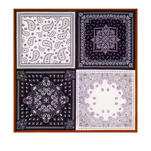 复古老钱风腰果花系腰屁帘女2025新款高级感围巾丝巾包头头巾配饰