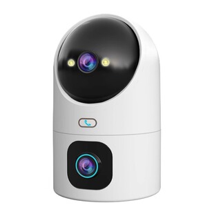 乔安无线摄像头手机远程监控器家用室内360度带语音高清夜视摄影