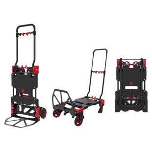 HASEGAWA日本长谷川折叠推车平板搬运拉车买菜轻便拉货拖车手推车