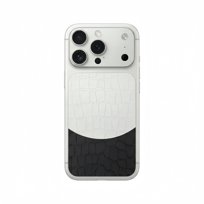 适用苹果17Promax撞色背膜个性双色拼接苹果17背膜苹果17air手机背膜贴苹果17Pro手机后膜撞色素皮贴