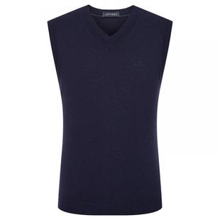 【100%羊毛背心】报喜鸟秋季新款商务男士针织衫可机洗打底马甲男