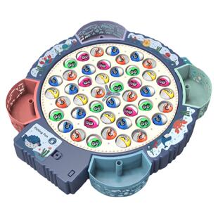 儿童益智钓鱼盘家庭亲子互动桌面游戏幼儿园思维专注力训练玩具