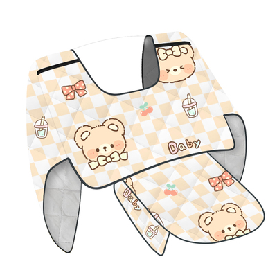 电动车挡风被四季通用中厚款