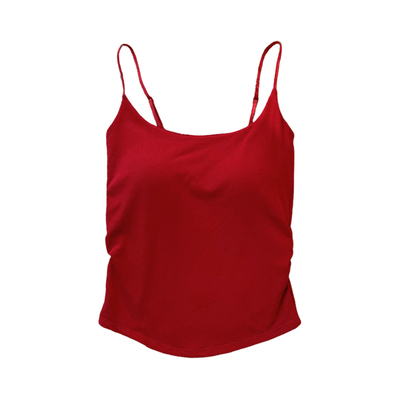 纯欲风辣妹内搭磨毛小吊带背心