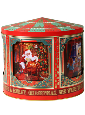 圣诞屋音乐盒高颜值圣诞礼物铁盒