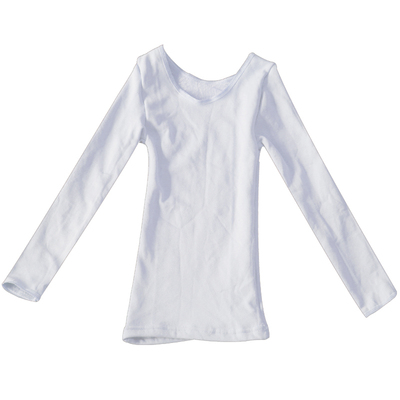 舞蹈袜儿童白色保暖秋衣裤打底衣