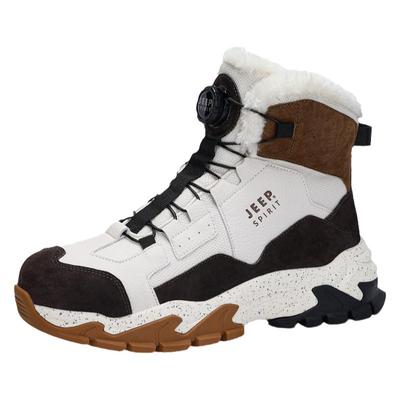 jeepspirit2025新款冬季棉鞋男