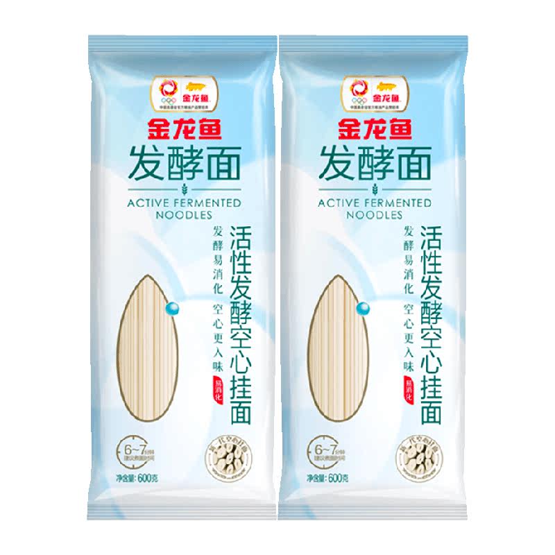 金龙鱼活性发酵挂面600g×2袋