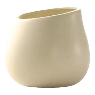 ins盆栽奶油风花盆春羽吉利红绿植陶瓷花盆轻奢高级感花盆