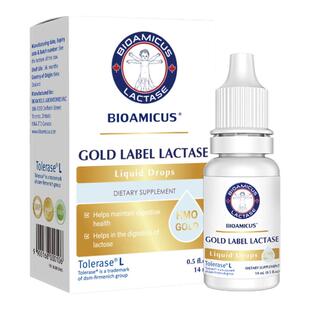 BIOAMICUS百适滴金标乳糖酶滴剂乳糖不耐受奶粉伴侣