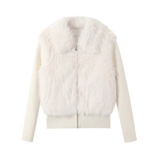 10.7新品WESTAYOONE毛毛针织棉衣棉服外套女士2025新款+短裙+原牛