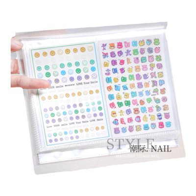Limitpretty透明美甲贴纸收纳册