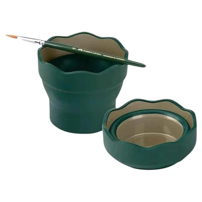 德国辉柏嘉水彩颜料伸缩折叠笔筒