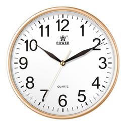 霸王简约石英钟客厅静音免打孔