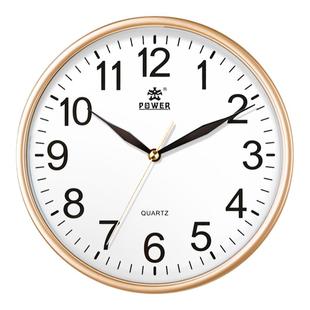 霸王钟表挂钟客厅家用现代简约北欧静音新款石英钟挂墙万年历时钟