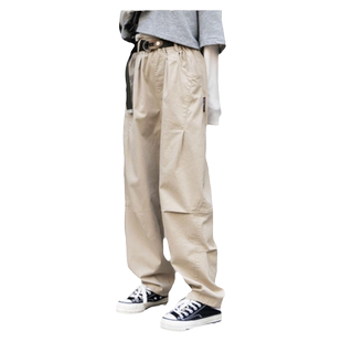 女大童工装裤2026春秋款宽松休闲裤子青少年女孩初中生直筒阔腿裤