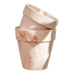 掬涵红陶花盆红土底托托盘原浆素烧陶土多肉兰花吸水透气粗陶盆