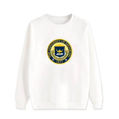 密歇根大学卫衣冬季圆领上衣