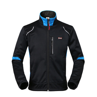 山地车自行车秋冬季骑行服套装男女抓绒加厚加绒防风骑车长袖衣服