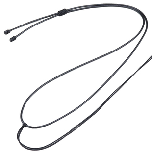 玉珠翡翠项链绳子吊坠挂绳男女手工编织穿项链串珠黑绳子高档挂脖