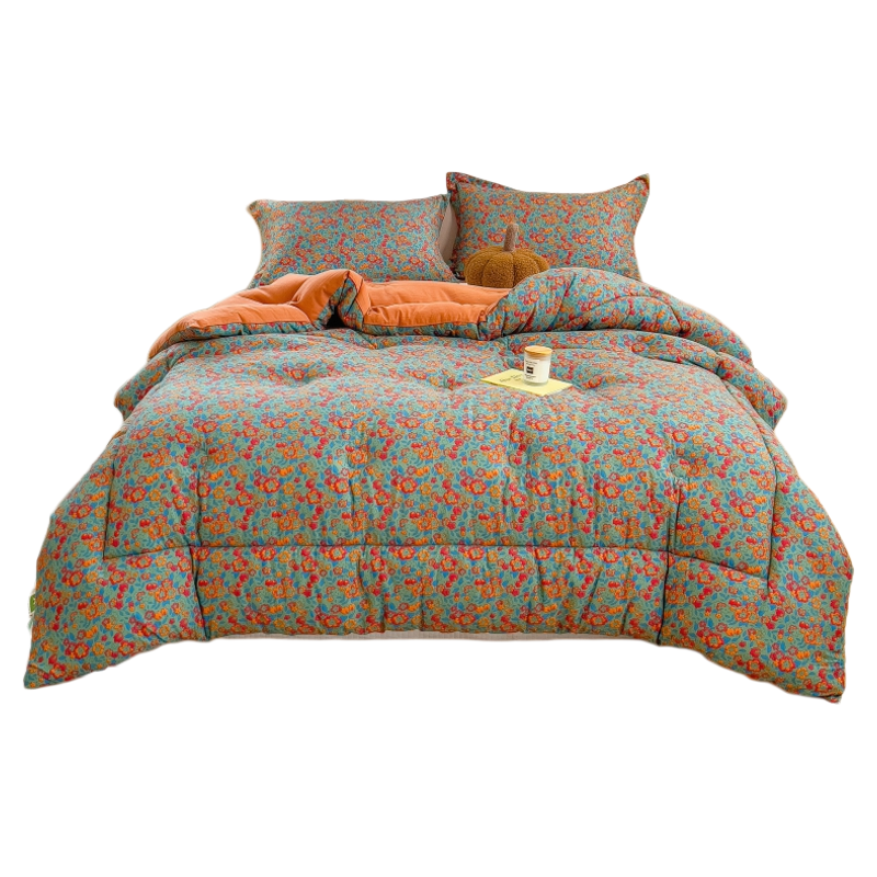 新款双层纱A类冬季保暖亲肤春秋被芯学生被双人被子床上用品被褥