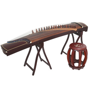 敦煌古筝698O天然存真阔叶黄檀素装演奏考级筝【敦煌专卖店】